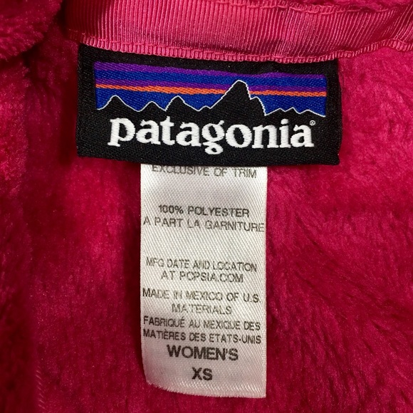Patagonia Re-Tool Bright Pink Fleece Vest - Picture 6 of 6